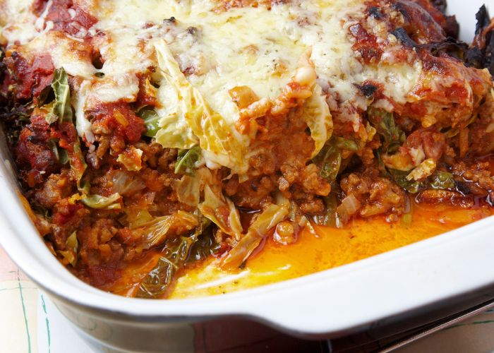 Ground Beef and Cabbage Roll Casserole