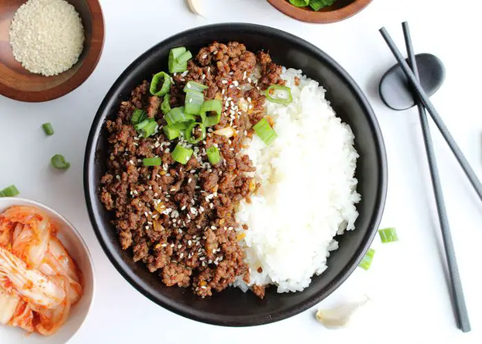 Korean Beef & Rice Bowls