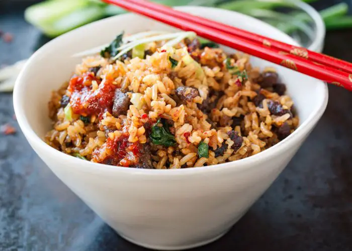 Spicy Beef Fried Rice