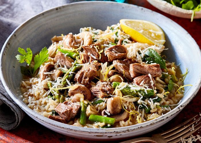 Beef and Mushroom Risotto