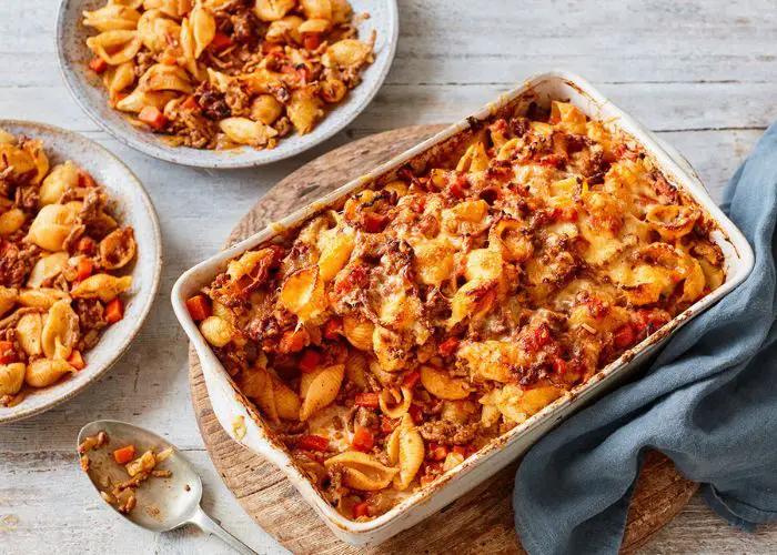 Beef and Tomato Pasta Bake