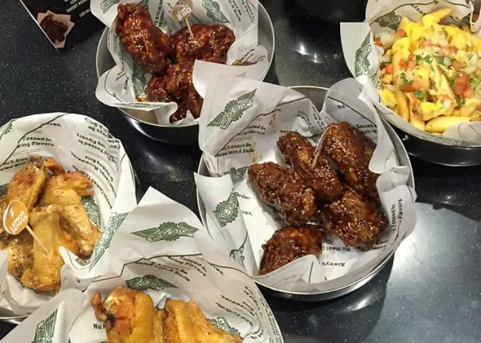 Wingstop Chicken and fries